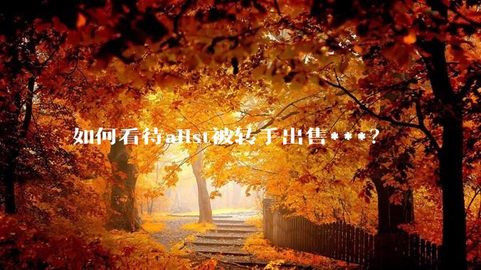 如何看待alist被转手出售***？
