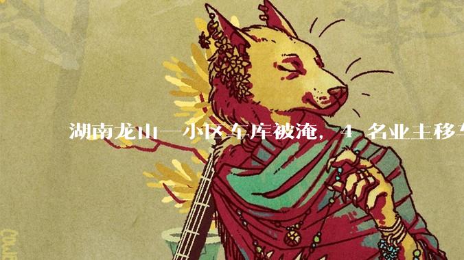 湖南龙山一小区车库被淹，4 名业主移车失联其中 3 人遇难，有何警示意义？遇到暴雨有哪些注意事项？